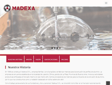 Tablet Screenshot of madexa.com.ar